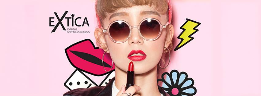 Extica, Extreme Soft Touch Lipstick, ลิปสติกเอ็กติก้า