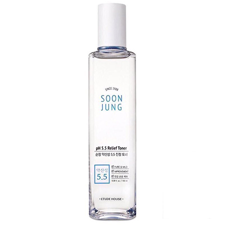 Etude House,SOON JUNG,อีทูดี้,ซุนจุง,Etude House Soon Jung,Etude House Soon Jung ph5.5 Relief Toner 180ml.,etude house ราคา ,Soon Jung Toner,etude house ขายที่ไหน, etude house ของแท้