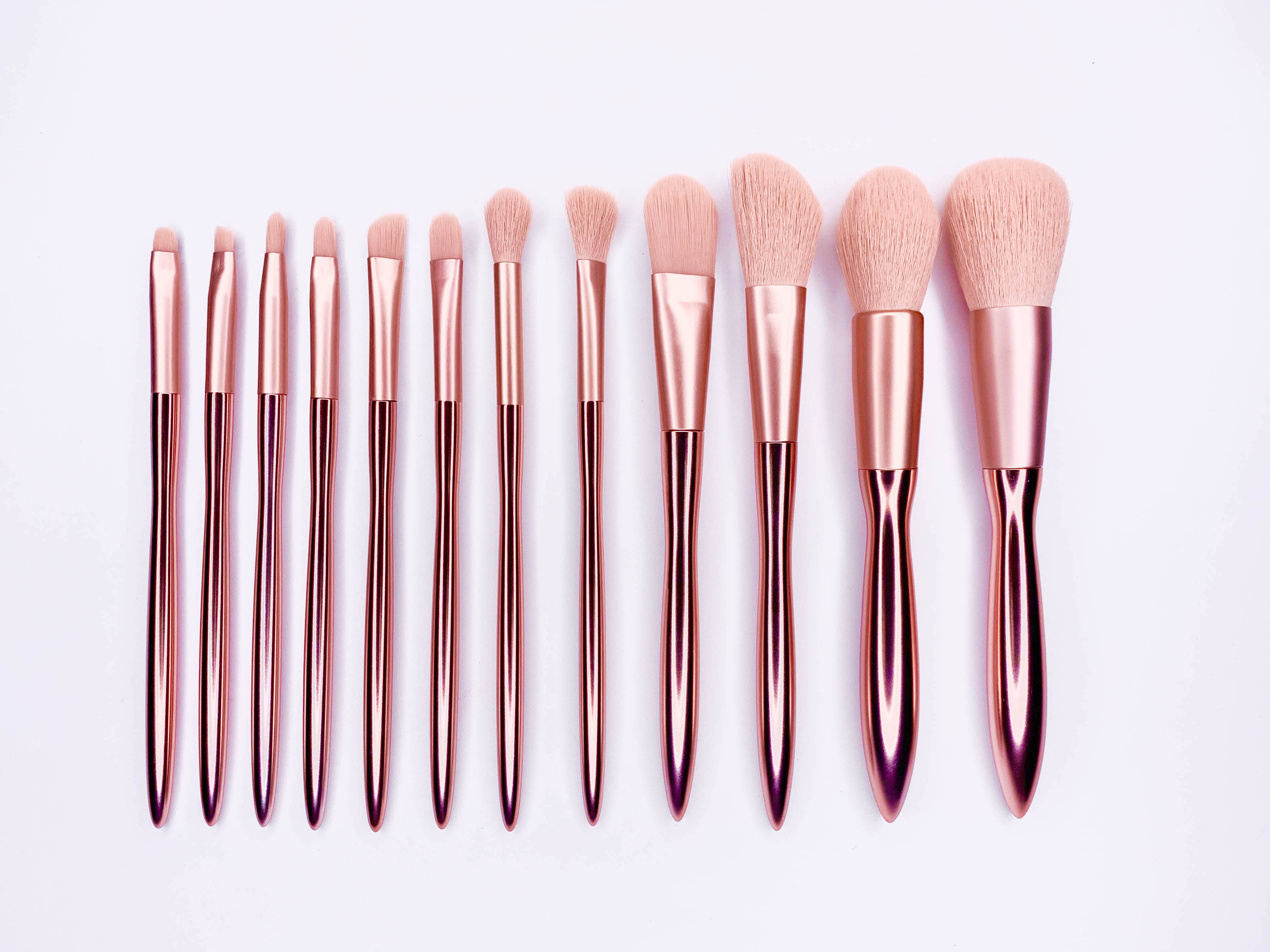 AllpeaU brushes set with bag #rose AllpeaU brushes set with bag #rose gold