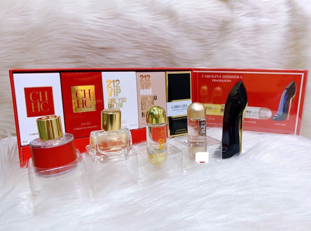 Carolina Herrera, Carolina Herrera Collection 5 Piece Gift Set, Carolina herrera Eau de Toilette, Carolina herrera Eau de Parfum, Carolina herrera 212 VIP Eau de Parfum, Carolina herrera 212 VP Rose Eau de Parfum, Carolina herrera Good Girl, Carolina herrera EDP, น้ำหอม, น้ำหอมส้นสูง, น้ำหอม Good Girl