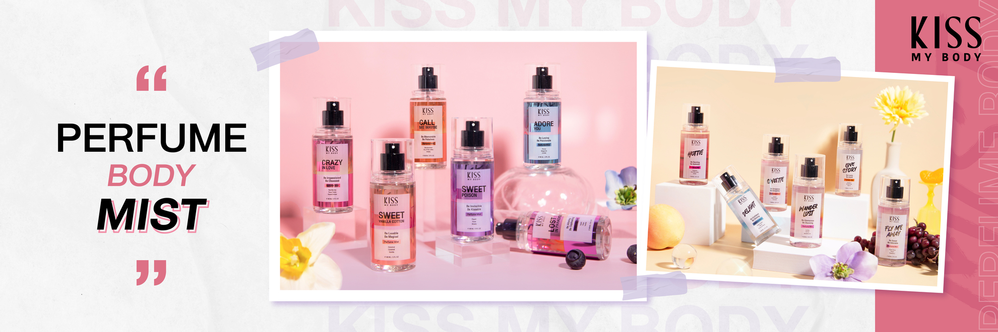 Kiss My Body,Kiss My Body Perfume Mist,Perfume Mist,สเปรย์น้ำหอม,